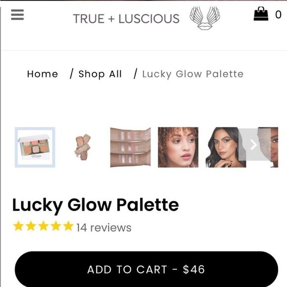 True + Luscious Lucky Glow Bronze and Highlight Palette - Picture 7 of 9